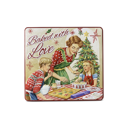 Lata baixa Baked with Love: vermelha