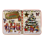 Lata baixa formato Livro 14X9cm "Xmas Melody"