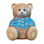 Lata Urso Teddy Bear camisola Azul 16cm