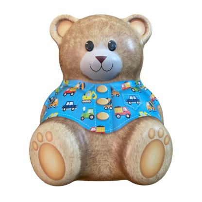 Lata Urso Teddy Bear camisola Azul 16cm
