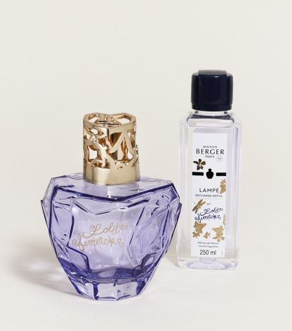 Coffret lâmpada catalítica Lolita Lempicka lilás + 250ml fragrância Lolita
