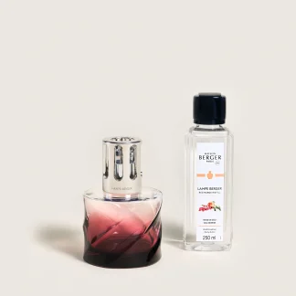 Coffret Lâmpada Catalítica Spirale Burgundy + 250ml Bagas Goji