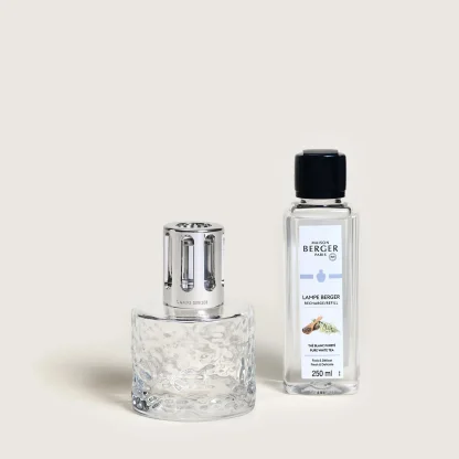 Coffret Lâmpada Catalítica Mirage Transparente + 250ml Puro Chá Branco - Oferta
