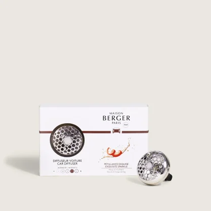 Difusor carro recarregável metálico Favo + aroma Petillance Exquise (intensidade 4 de 5)