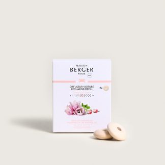 Duas recargas difusor carro Sous les Magnolias (Intensidade 3 de 5)