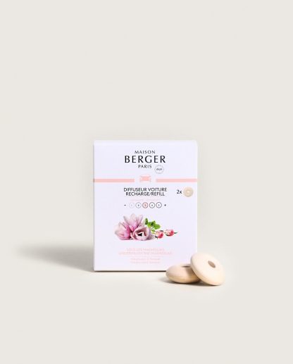 Duas recargas difusor carro Sous les Magnolias (Intensidade 3 de 5)
