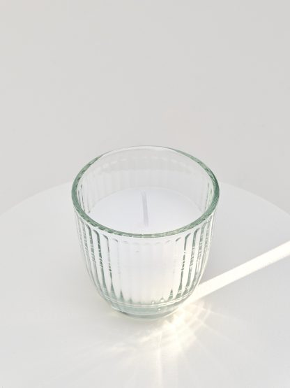 Vela Luisant em vidro 210gr: 18h de queima com protecção