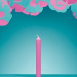 Bougies la Française: Vela castiçal 20cm Rosa Candy – 1 unidade