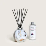 Difusor Mikado 180ml Marbrure Blanc / Mármore Branca: aroma Liliflora