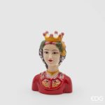 Jarra Busto Testa Siciliana com Uvas 18cm