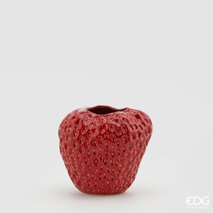 Vaso Morango Vermelho pequeno: 16cmx17cm