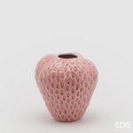 Vaso Morango Rosa Claro 21X20cm