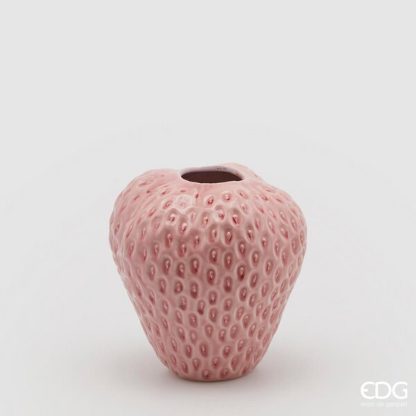 Vaso Morango Rosa Claro 21X20cm
