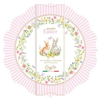 Conjunto 2 individuais mesa Happy Easter: Easylife