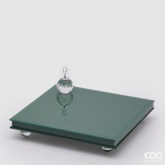 Base Verde elevada Espelhada: 25X25cm