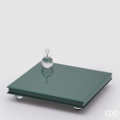 Base Verde elevada Espelhada: 25X25cm