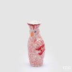 Jarra Papagaio Rosa Alto 24X12cm