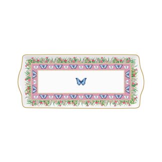 Travessa para Torta 35X15cm Borboletas Spring Parade: Easylife