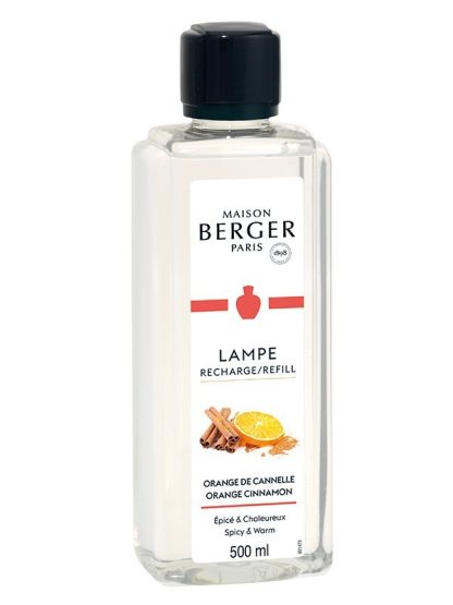 Fragrância 500ml Orange de Canelle / Laranja e Canela: lâmpada catalítica
