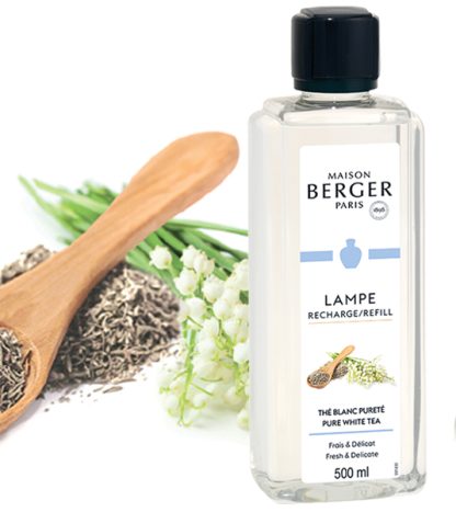 Fragrância 500ml Puro Chá Branco: lâmpada catalítica