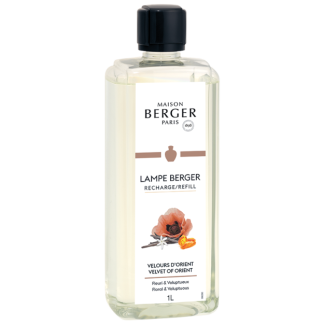 Fragrância 1lt Velours D'Orient (floral e voluptuoso): lâmpada catalítica