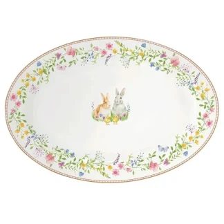 Travessa oval 35X24cm Happy Easter: Easylife