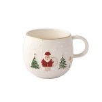 Chávena grande decorada em relevo Let it Snow - Pai Natal: Easylife