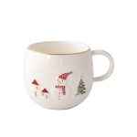 Chávena grande decorada em relevo Let it Snow - Boneco de Neve: Easylife