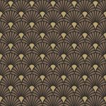 Guardanapo papel 33X33: Art Deco Preto Gold
