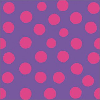 Guardanapo papel 33X33 (20 unidades): Polka Dots Lilás e Rosa