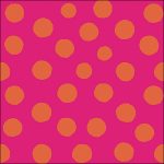 Guardanapo papel 33X33 (20 unidades): Polka Dots Rosa e Laranja