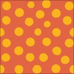 Guardanapo papel 33X33 (20 unidades): Polka Dots Laranja e Amarelo