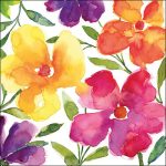 Guardanapo papel 33X33 (20 unidades): Happy Bloomers