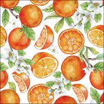 Guardanapo papel 33X33 (20 unidades): Laranjas