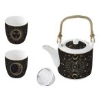 Conjunto Bule 600ml com infusor de chá + 2 chávenas 160ml Celestial: Easylife