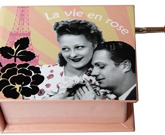 Livro realejo La Vie en Rose (Rosas Casal)