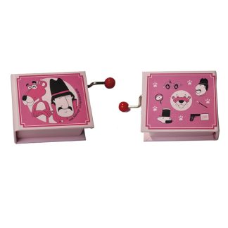 Livro realejo Pantera Cor-de-Rosa