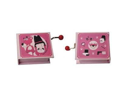 Livro realejo Pantera Cor-de-Rosa