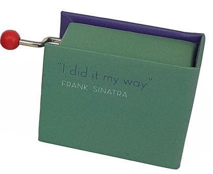 Livro realejo My Way - Frank Sinatra