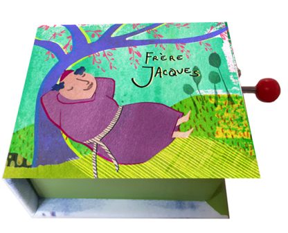 Livro realejo Frere Jacques: colorido