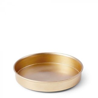 Base metálica para velas pequenas Dourada