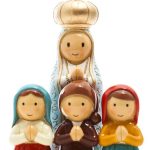 Aparição de Fátima S - 11cm altura