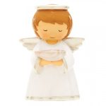 Anjo da guarda Baptismo Pérola 12cm