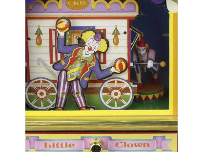 Caixa de música Cenário Palhaços Limonaire (Circo)