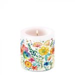 Vela pequena: Primavera em Flor com cores Vibrantes