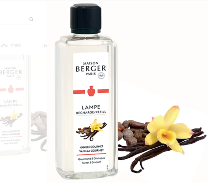 Fragrância 1lt Baunilha Gourmet: lâmpada catalítica