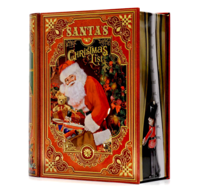 Lata Livro Vermelho Lista Pai Natal