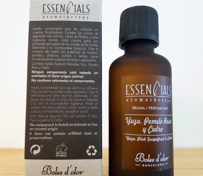 Óleo 50ml Essencials Yuzu, Toranja e Cedro: para aromatizador