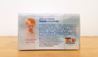 Anjo da guarda: Menina Comunhão com Cálice Rosa 8cm