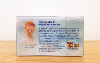Anjo da Guarda: Menino Comunhão com Cálice Azul 8cm
